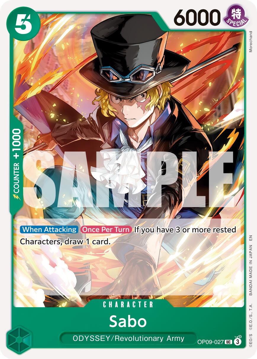 Sabo (OP09-027) (Reprint) [Premium Booster -The Best- Vol. 2] | Clutch Gaming