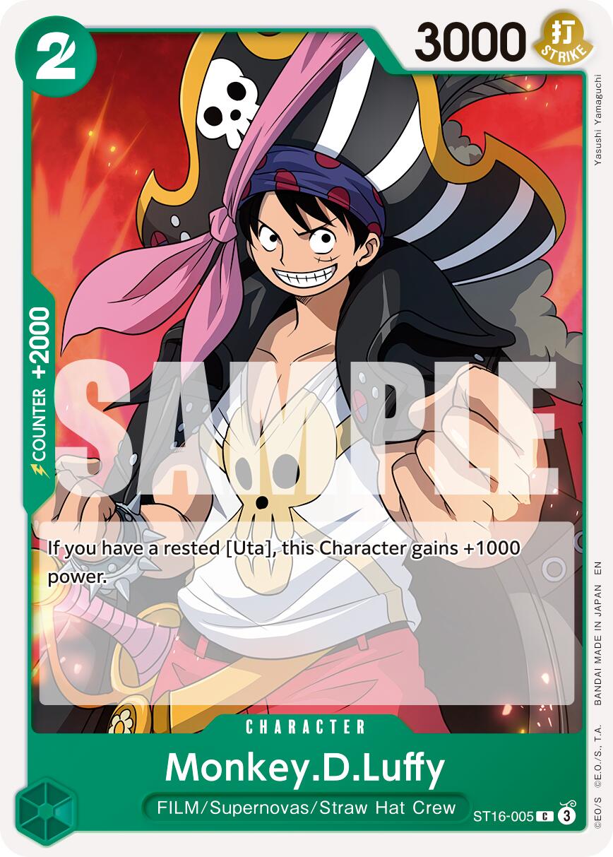Monkey.D.Luffy (ST16-005) (Reprint) [Premium Booster -The Best- Vol. 2] | Clutch Gaming
