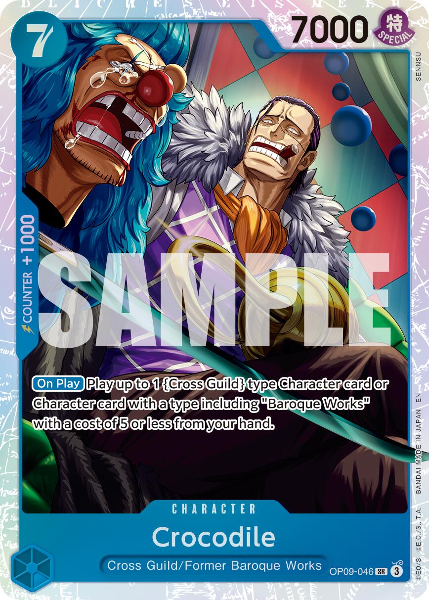 Crocodile (OP09-046) (Reprint) [Premium Booster -The Best- Vol. 2] | Clutch Gaming