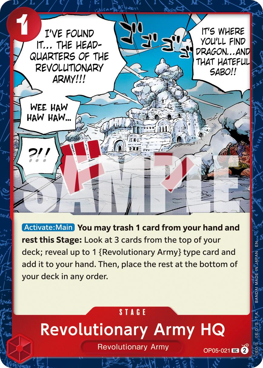 Revolutionary Army HQ (Pirate Foil) [Premium Booster -The Best- Vol. 2] | Clutch Gaming