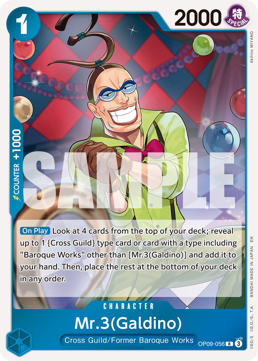 Mr.3(Galdino) (OP09-056) (Reprint) [Premium Booster -The Best- Vol. 2] | Clutch Gaming