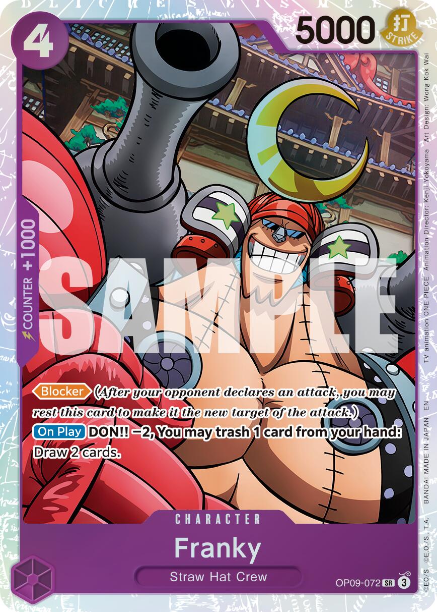 Franky (OP09-072) (Reprint) [Premium Booster -The Best- Vol. 2] | Clutch Gaming