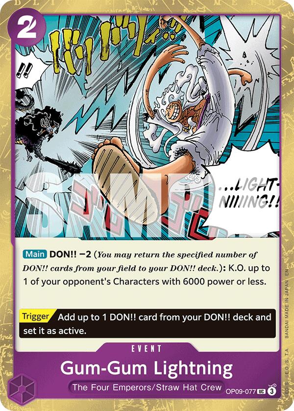 Gum-Gum Lightning (Pirate Foil) [Premium Booster -The Best- Vol. 2] | Clutch Gaming