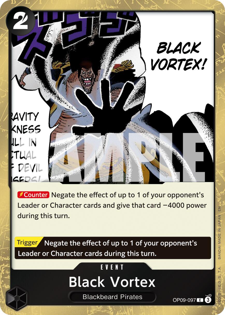Black Vortex (Pirate Foil) [Premium Booster -The Best- Vol. 2] | Clutch Gaming