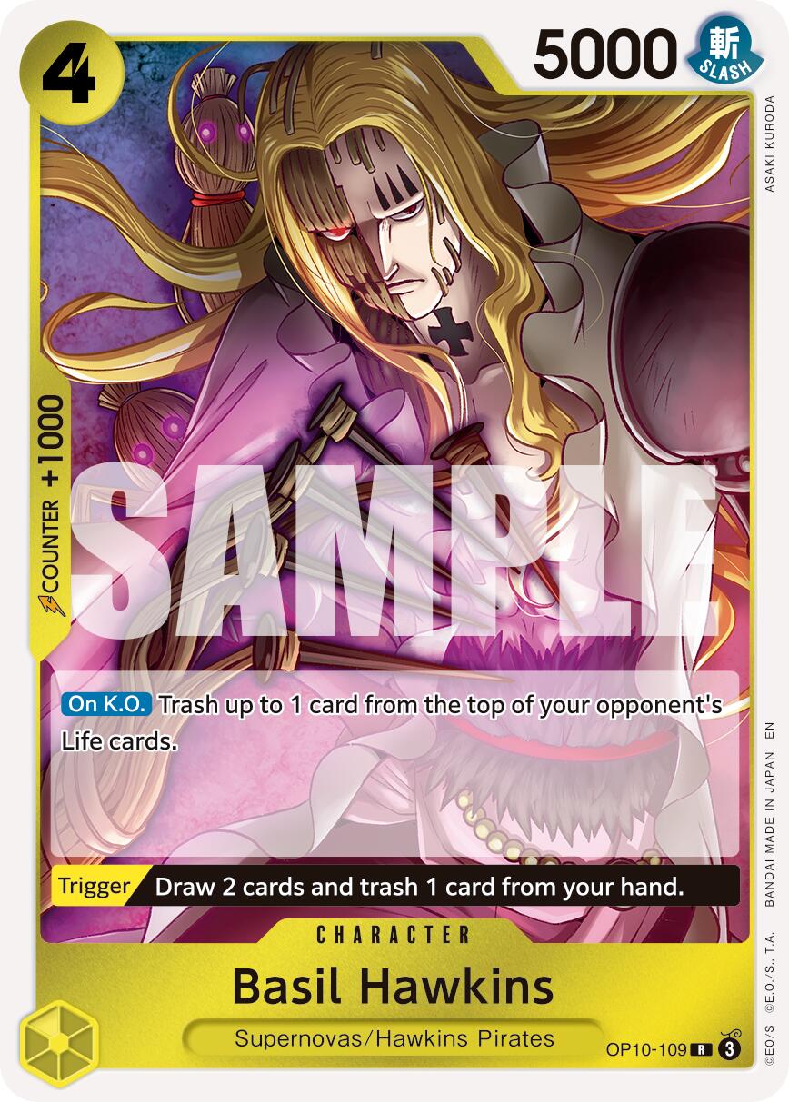 Basil Hawkins (OP10-109) (Reprint) [Premium Booster -The Best- Vol. 2] | Clutch Gaming