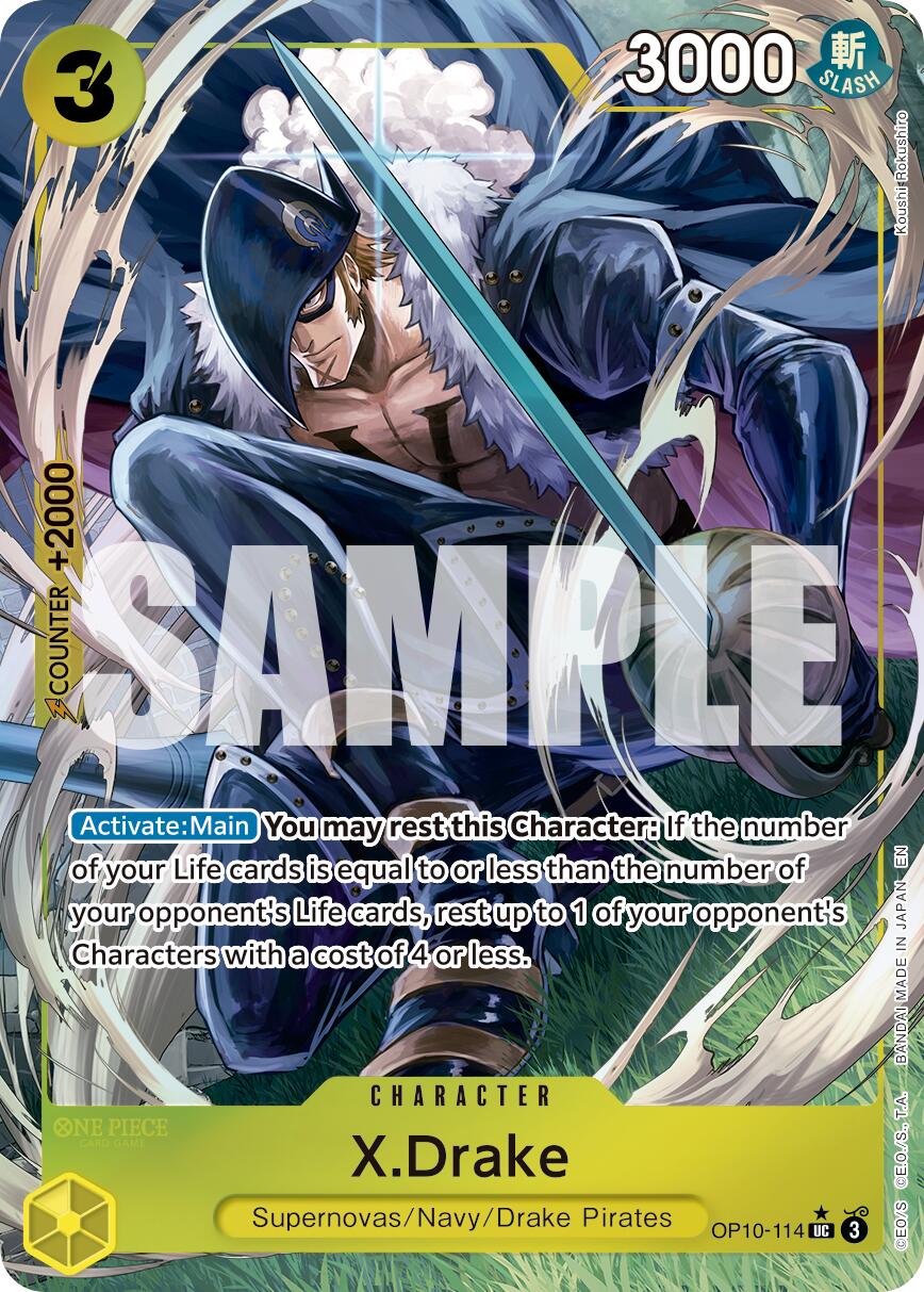 X.Drake (Alternate Art) [Premium Booster -The Best- Vol. 2] | Clutch Gaming
