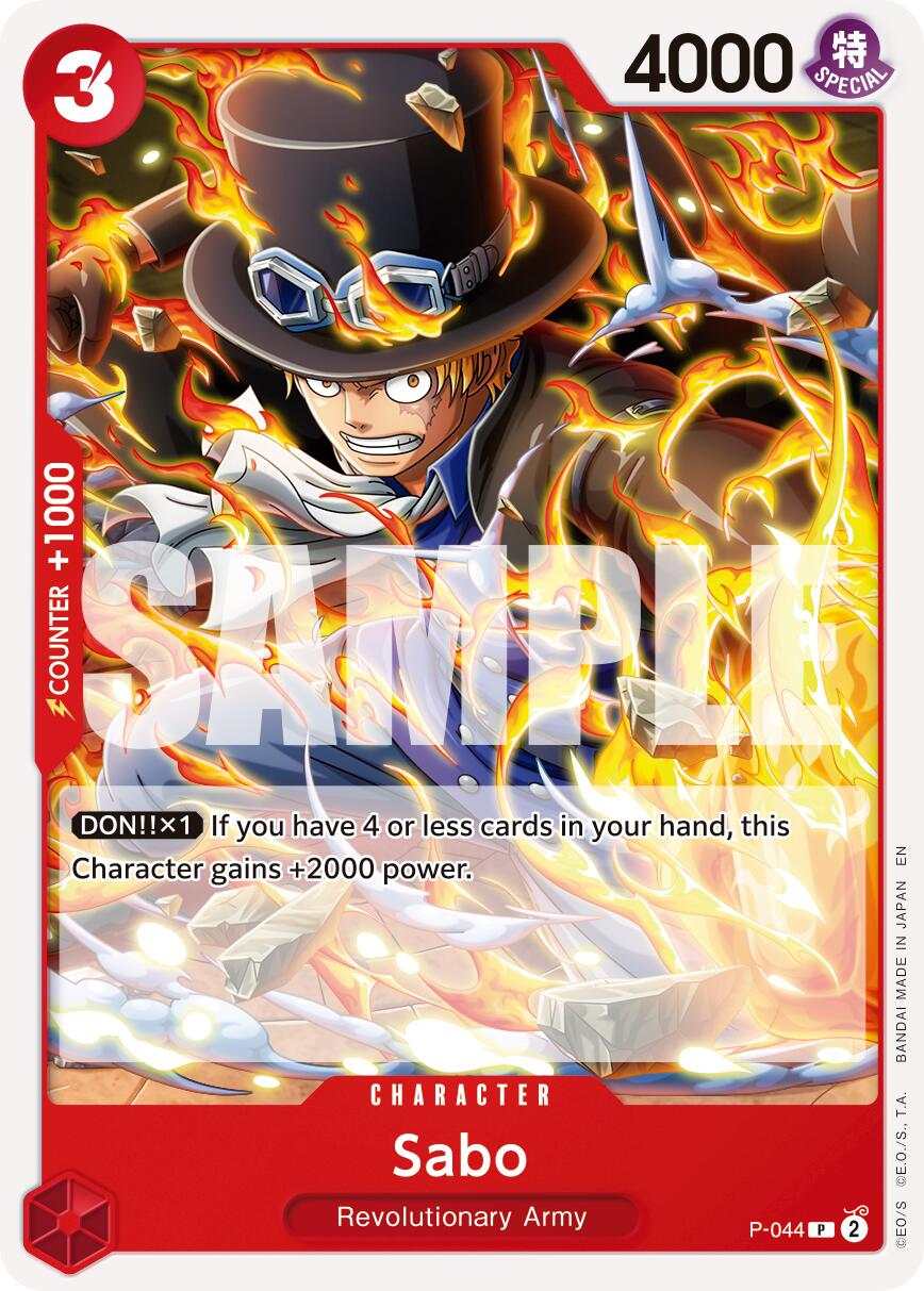 Sabo (P-044) (Reprint) [Premium Booster -The Best- Vol. 2] | Clutch Gaming
