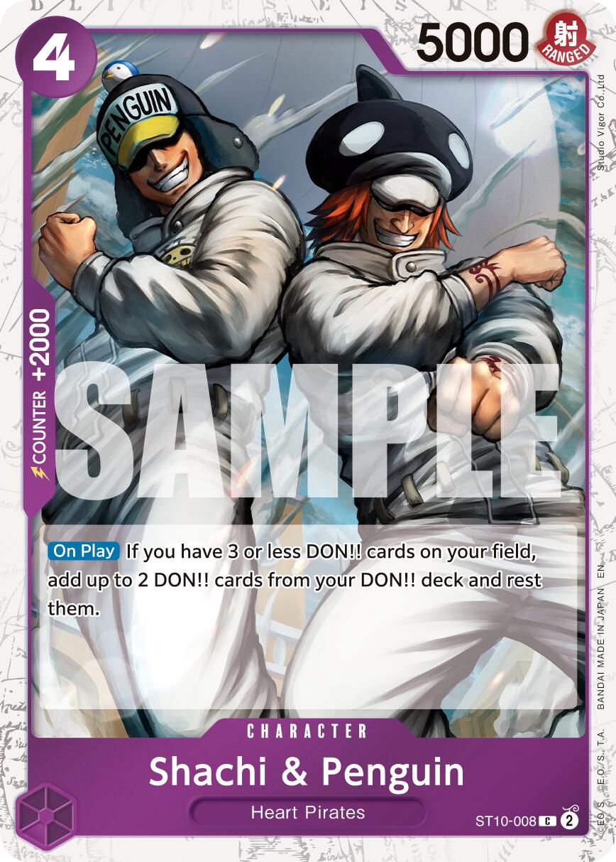 Shachi & Penguin (Pirate Foil) [Premium Booster -The Best- Vol. 2] | Clutch Gaming