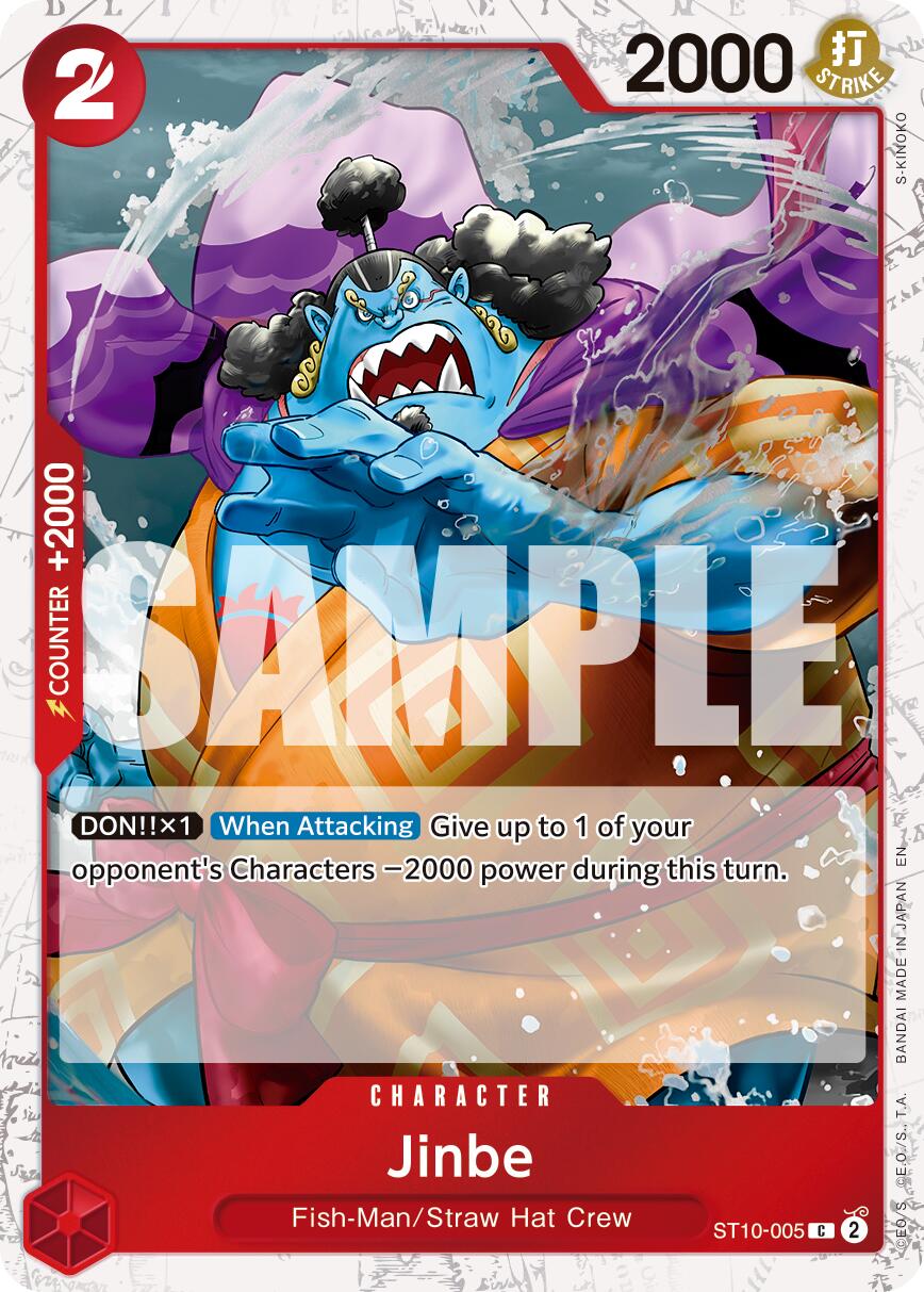 Jinbe (ST10-005) (Pirate Foil) [Premium Booster -The Best- Vol. 2] | Clutch Gaming