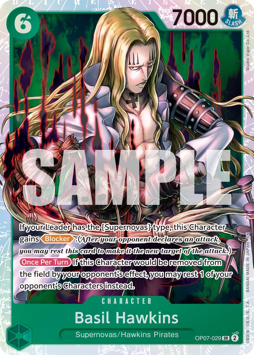 Basil Hawkins (OP07-029) (Reprint) [Premium Booster -The Best- Vol. 2] | Clutch Gaming