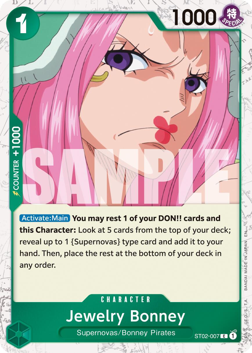 Jewelry Bonney (ST02-007) (Pirate Foil) [Premium Booster -The Best- Vol. 2] | Clutch Gaming