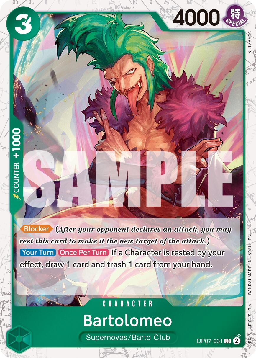 Bartolomeo (Pirate Foil) [Premium Booster -The Best- Vol. 2] | Clutch Gaming