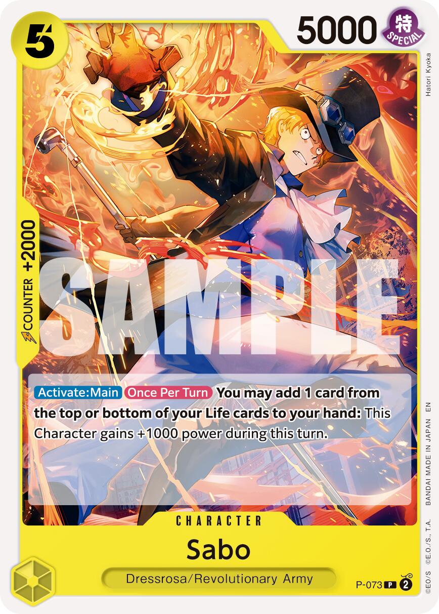 Sabo (P-073) (Reprint) [Premium Booster -The Best- Vol. 2] | Clutch Gaming