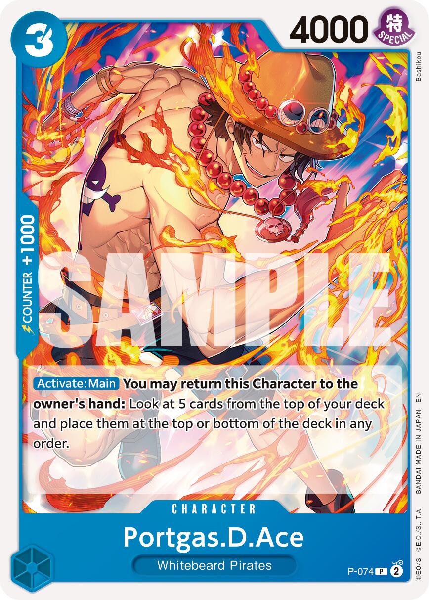 Portgas.D.Ace (P-074) (Reprint) [Premium Booster -The Best- Vol. 2] | Clutch Gaming