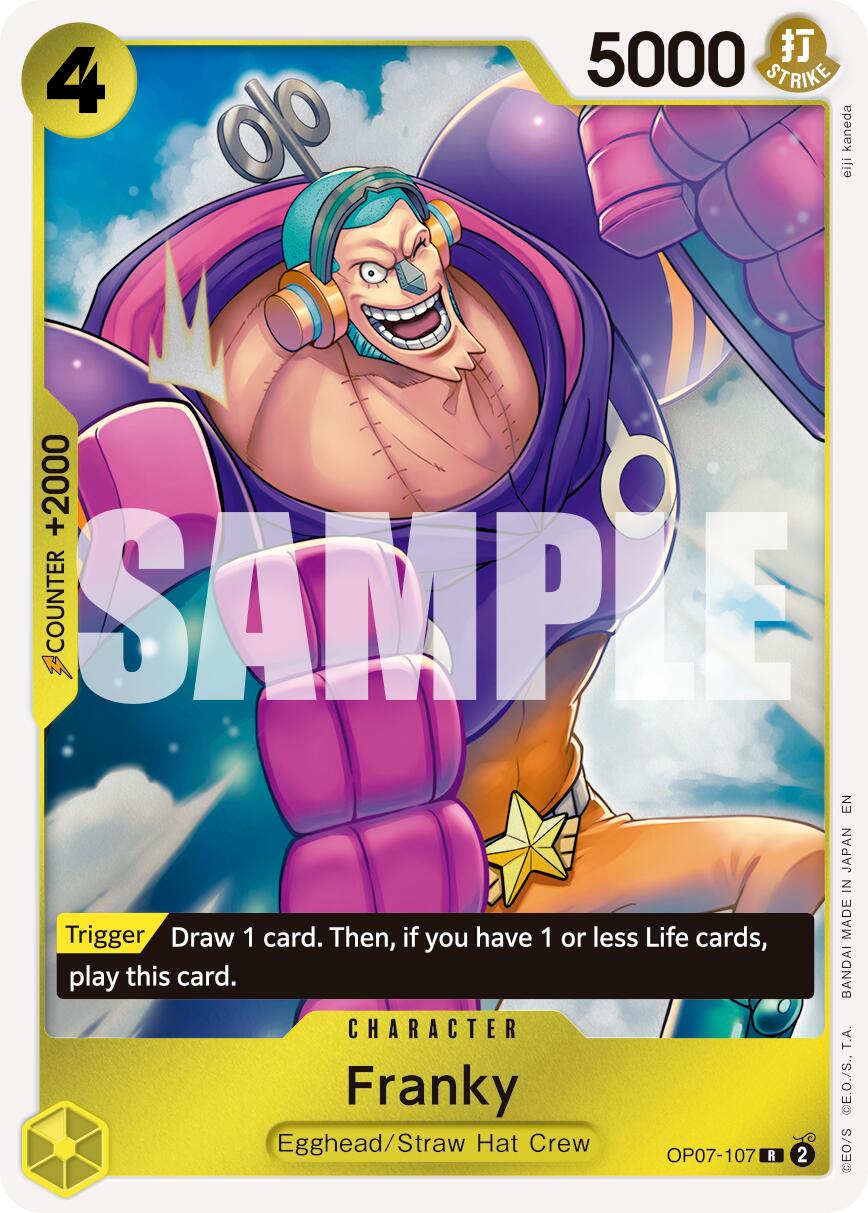 Franky (OP07-107) (Reprint) [Premium Booster -The Best- Vol. 2] | Clutch Gaming