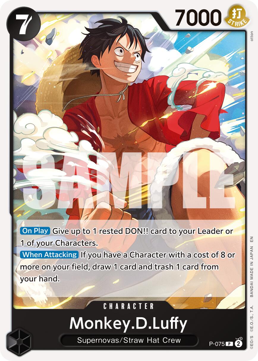 Monkey.D.Luffy (P-075) (Reprint) [Premium Booster -The Best- Vol. 2] | Clutch Gaming