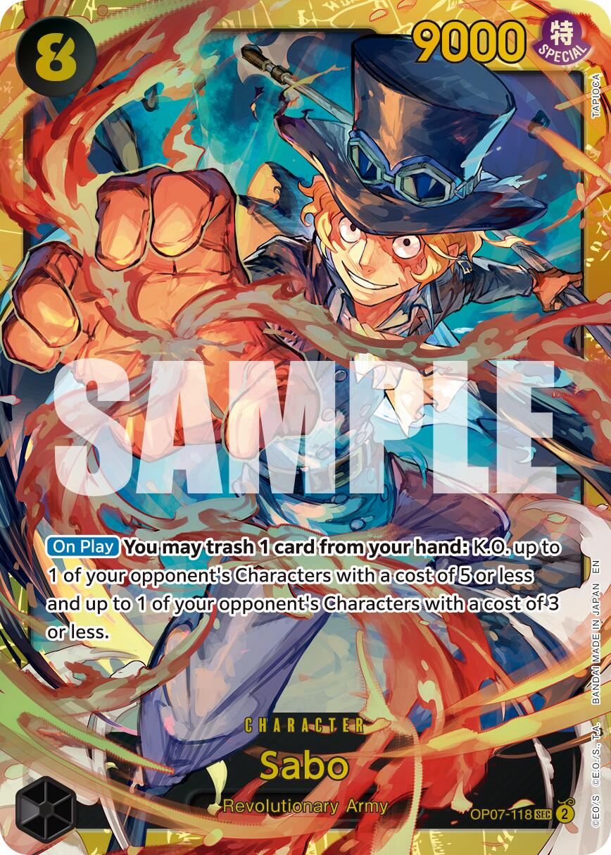 Sabo (OP07-118) (Reprint) [Premium Booster -The Best- Vol. 2] | Clutch Gaming