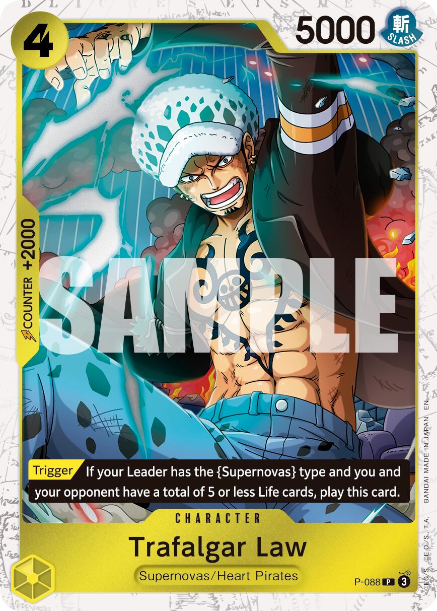 Trafalgar Law (P-088) (Pirate Foil) [Premium Booster -The Best- Vol. 2] | Clutch Gaming