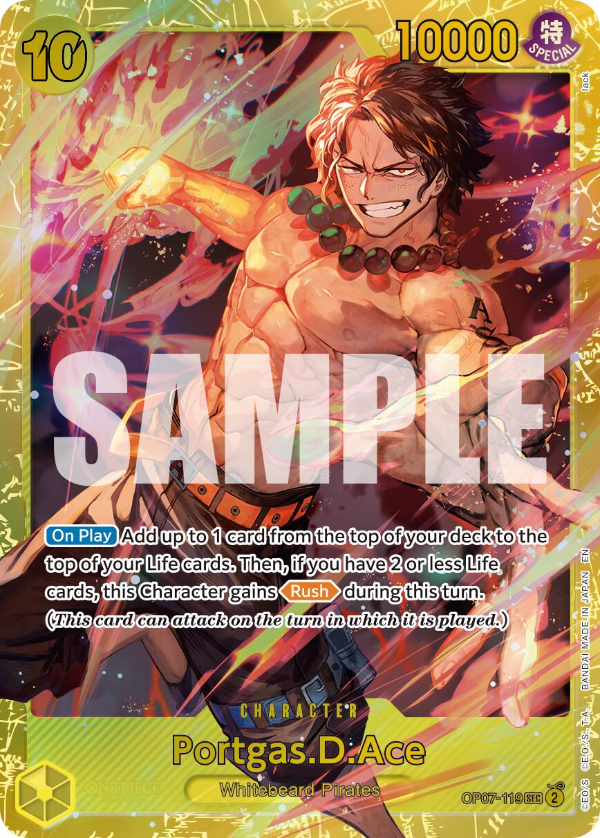Portgas.D.Ace (OP07-119) (Reprint) [Premium Booster -The Best- Vol. 2] | Clutch Gaming