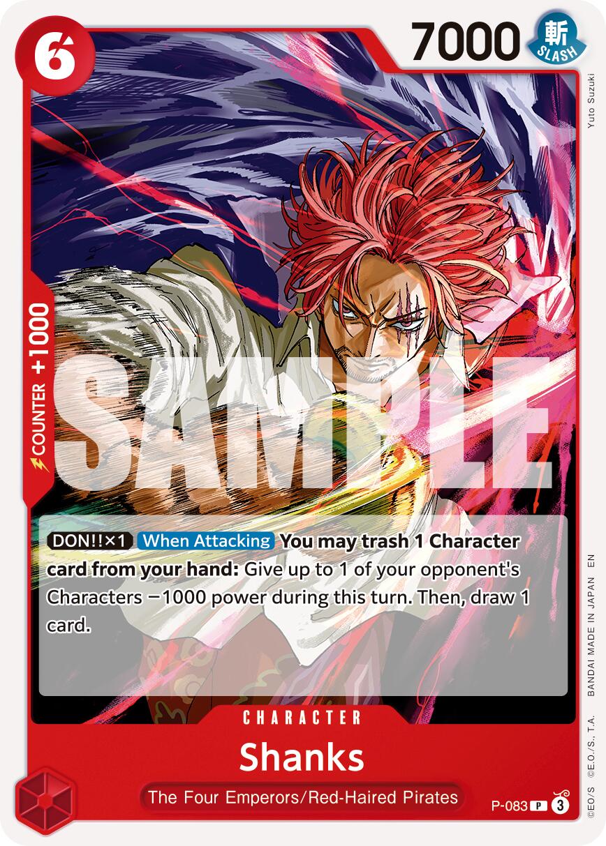 Shanks (P-083) (Reprint) [Premium Booster -The Best- Vol. 2] | Clutch Gaming
