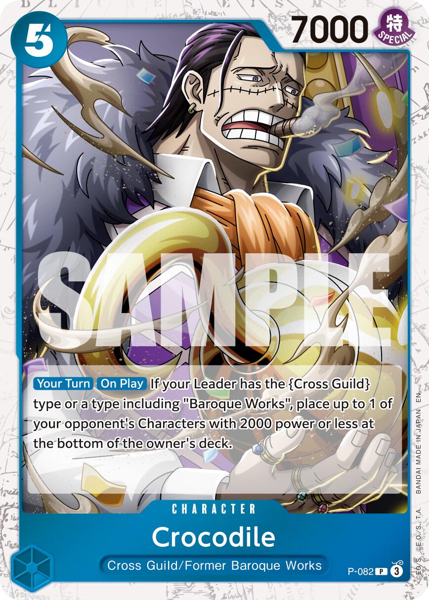 Crocodile (P-082) (Pirate Foil) [Premium Booster -The Best- Vol. 2] | Clutch Gaming