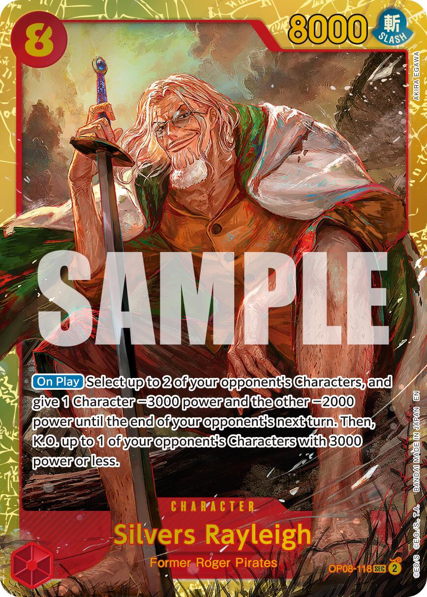 Silvers Rayleigh (OP08-118) (Reprint) [Premium Booster -The Best- Vol. 2] | Clutch Gaming