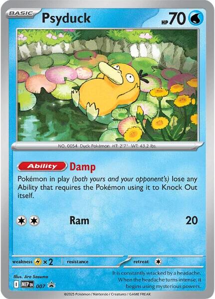 Psyduck (007) [Mega Evolutions Promo] | Clutch Gaming
