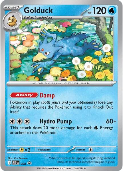 Golduck (008) [Mega Evolutions Promo] | Clutch Gaming