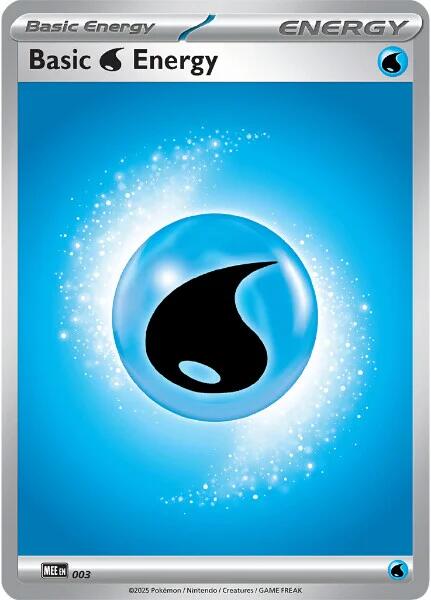 Basic Water Energy - 003 [Mega Evolution Energies] | Clutch Gaming