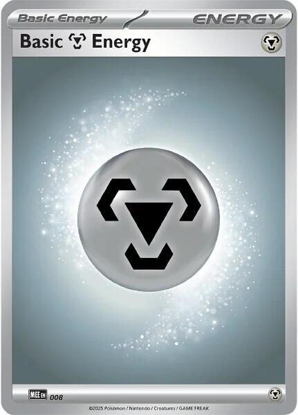 Basic Metal Energy - 008 [Mega Evolution Energies] | Clutch Gaming