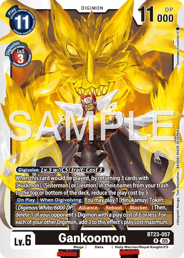 Gankoomon [BT23-057] [Hackers' Slumber] | Clutch Gaming