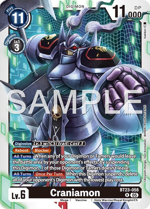 Craniamon [BT23-058] [Hackers' Slumber] | Clutch Gaming