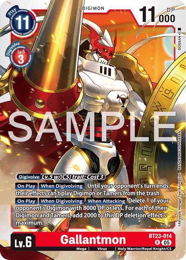 Gallantmon [BT23-014] [Hackers' Slumber] | Clutch Gaming