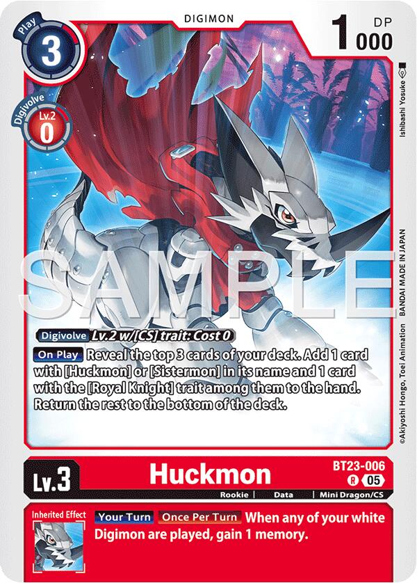 Huckmon [BT23-006] [Hackers' Slumber] | Clutch Gaming