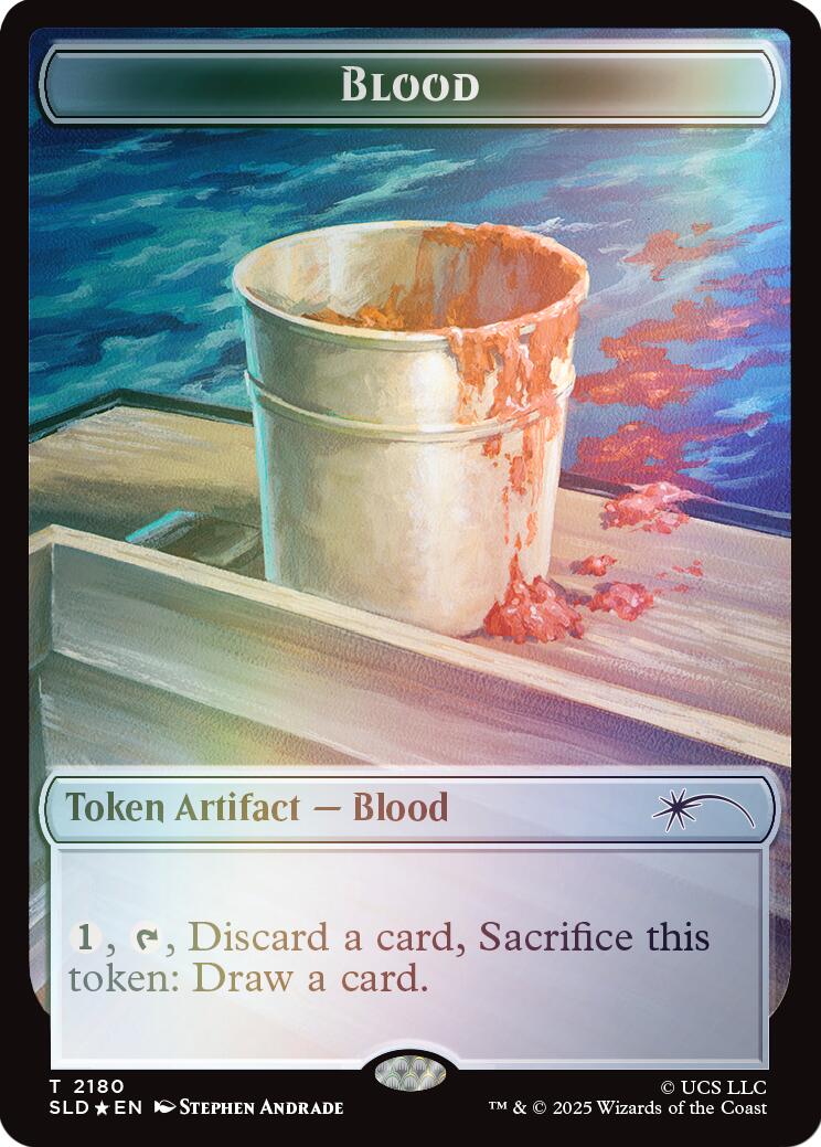Blood Token (Rainbow Foil) [Secret Lair Drop Series] | Clutch Gaming