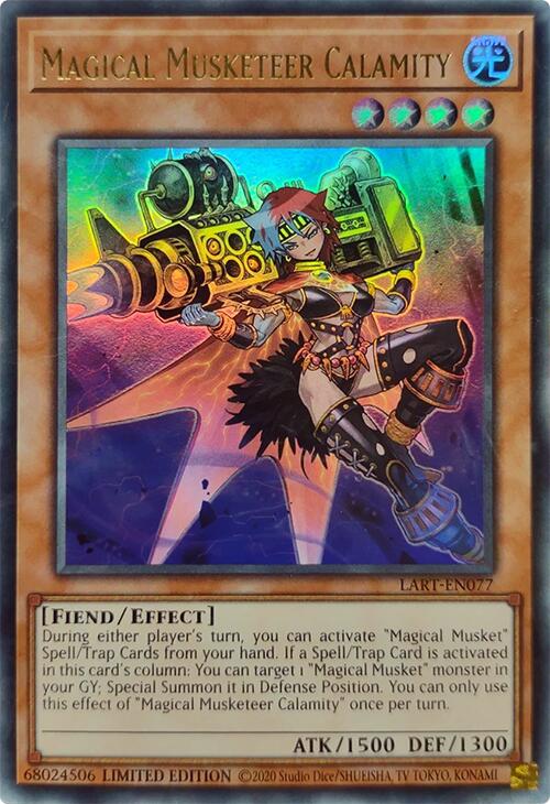 Magical Musketeer Calamity [LART-EN077] Ultra Rare | Clutch Gaming