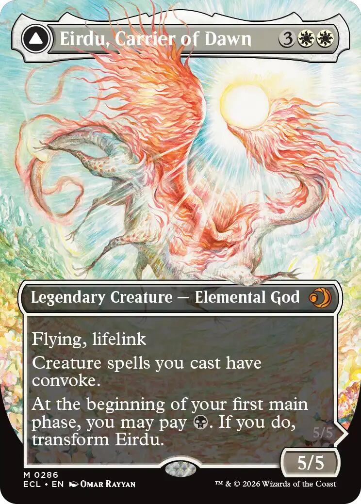 Eirdu, Carrier of Dawn (Borderless) [Lorwyn Eclipsed] | Clutch Gaming