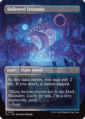 Hallowed Fountain (Borderless) [Lorwyn Eclipsed] | Clutch Gaming