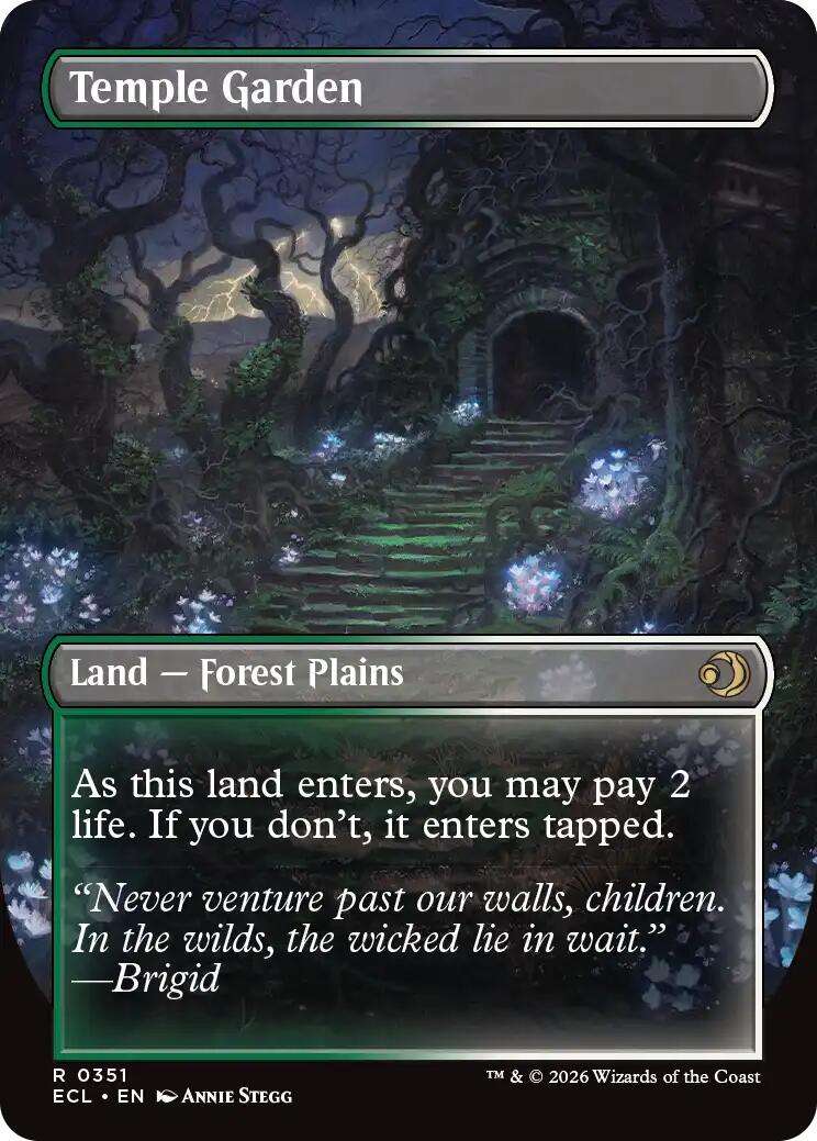 Temple Garden (Borderless) [Lorwyn Eclipsed] | Clutch Gaming