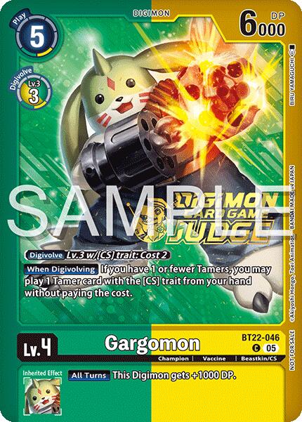 Gargomon [BT22-046] (Judge Pack 2025 Wave 2) [Cyber Eden] | Clutch Gaming