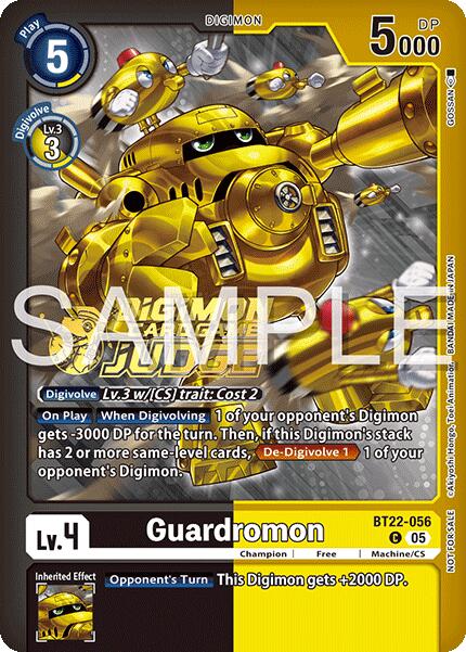 Guardromon [BT22-056] (Judge Pack 2025 Wave 2) [Cyber Eden] | Clutch Gaming