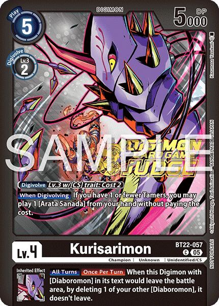 Kurisarimon [BT22-057] (Judge Pack 2025 Wave 2) [Cyber Eden] | Clutch Gaming