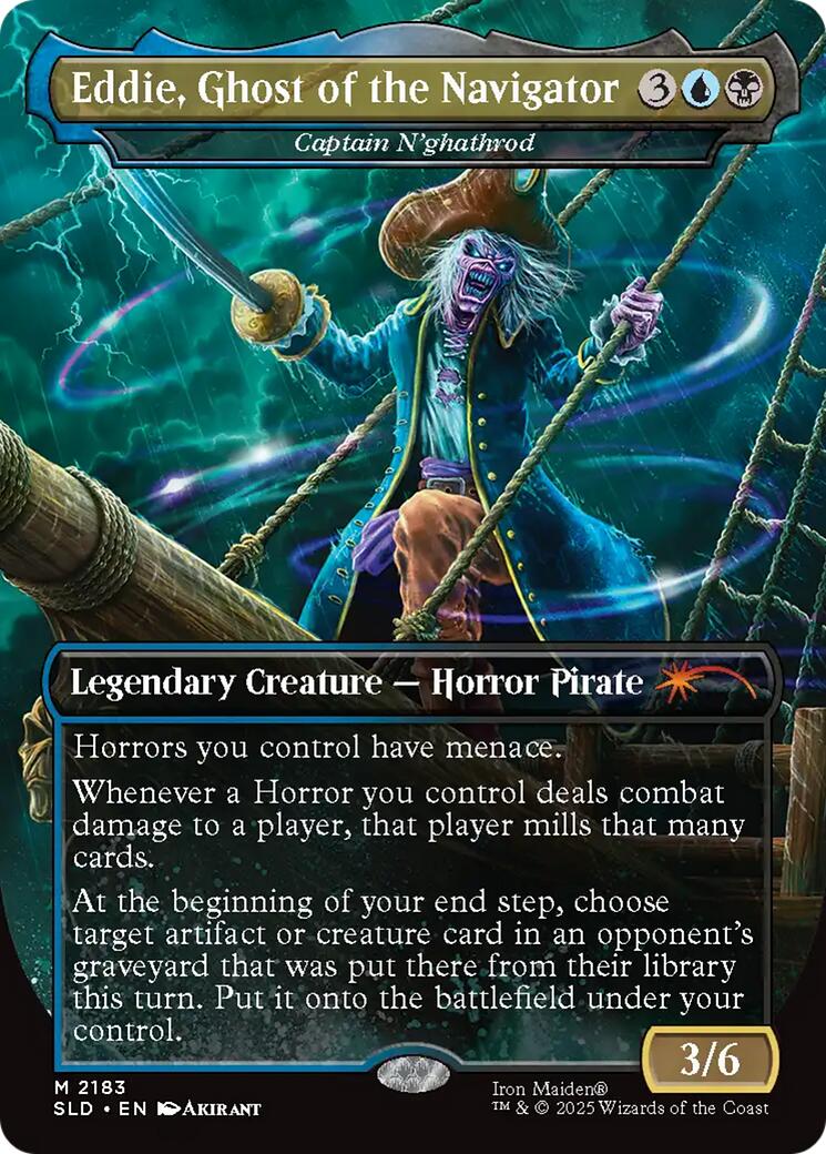 Eddie, Ghost of the Navigator - Captain N'ghathrod [Secret Lair Drop Series] | Clutch Gaming