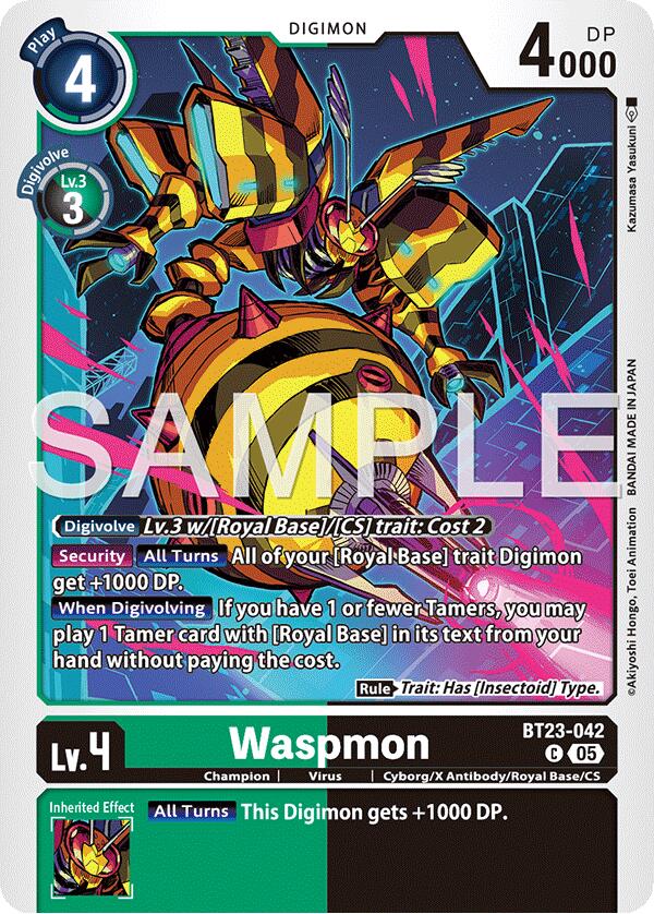 Waspmon [BT23-042] [Hackers' Slumber] | Clutch Gaming