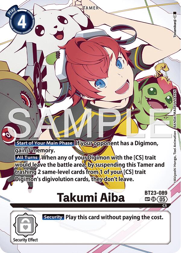 Takumi Aiba [BT23-089] (SP) [Hackers' Slumber] | Clutch Gaming