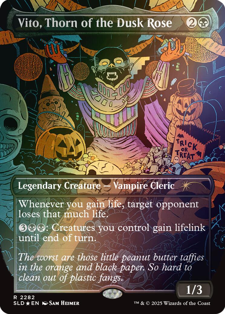 Vito, Thorn of the Dusk Rose (Rainbow Foil) [Secret Lair Drop Series] | Clutch Gaming