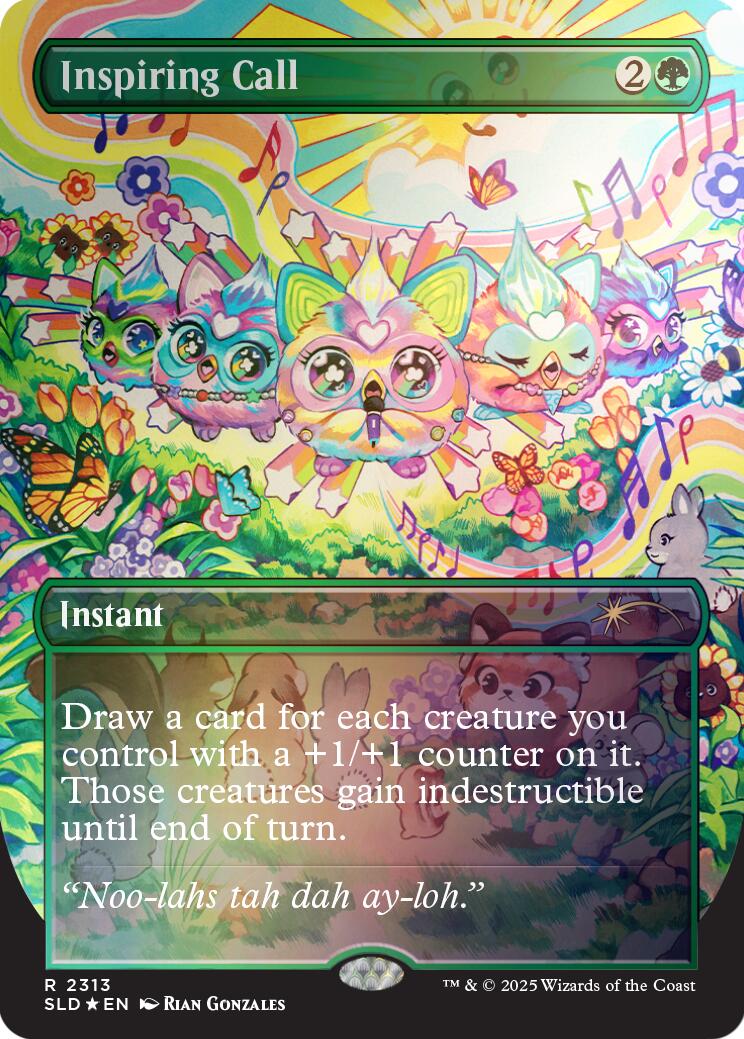 Inspiring Call (Rainbow Foil) [Secret Lair Drop Series] | Clutch Gaming