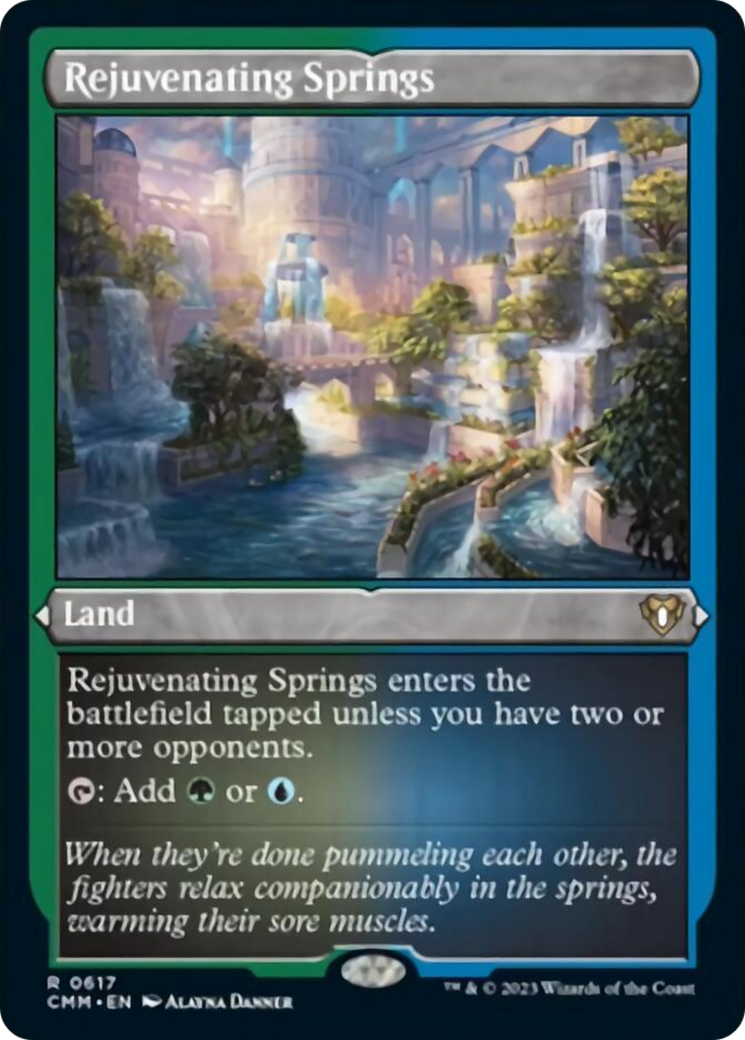 Rejuvenating Springs (Foil Etched) [Commander Masters] | Clutch Gaming