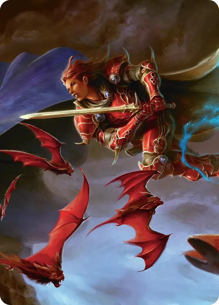 The Destined Warrior Scene Art Card [FINAL FANTASY Art Series] | Clutch Gaming