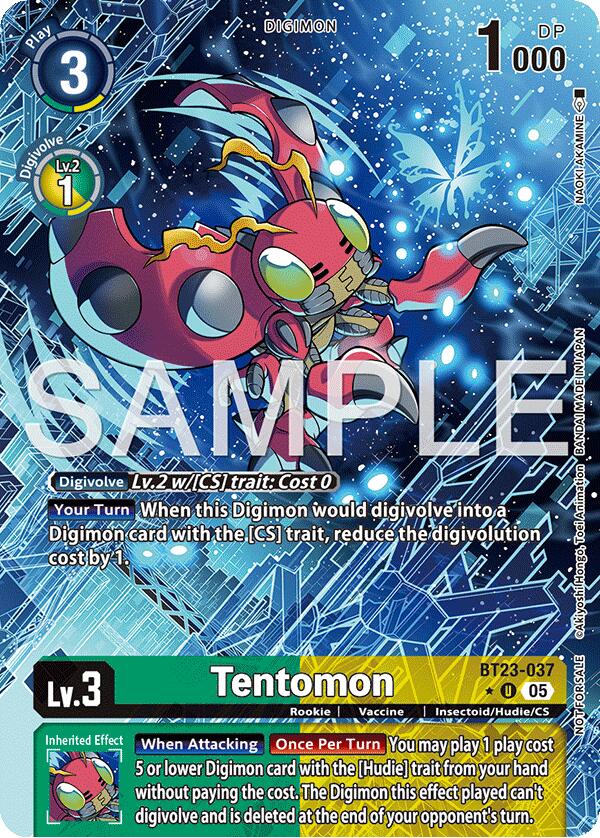 Tentomon [BT23-037] (Alternate Art) [Hackers' Slumber] | Clutch Gaming